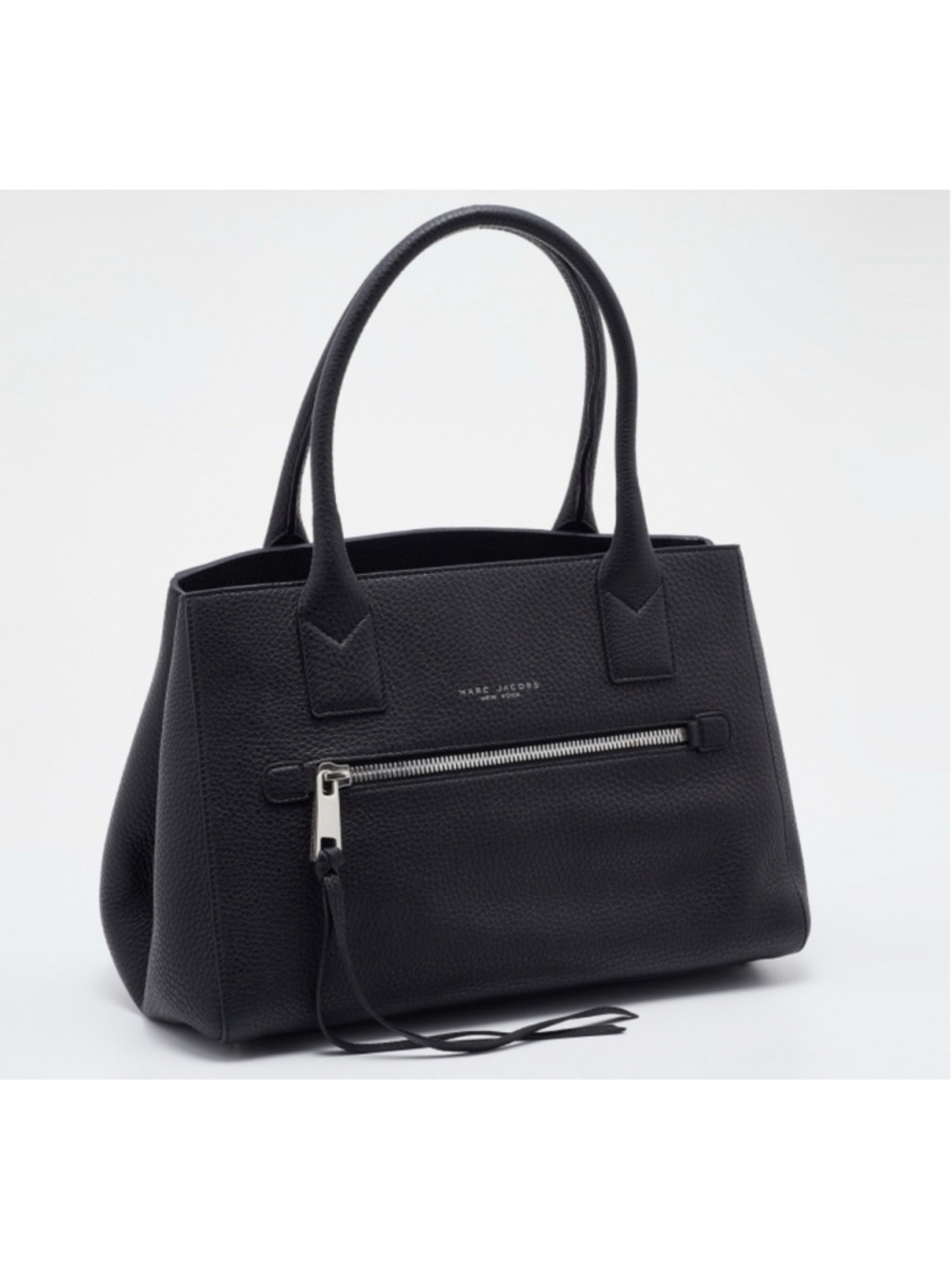 Marc Jacobs Gotham Tote Black Large Pebble Leather Satchel - Picture 14 of 15